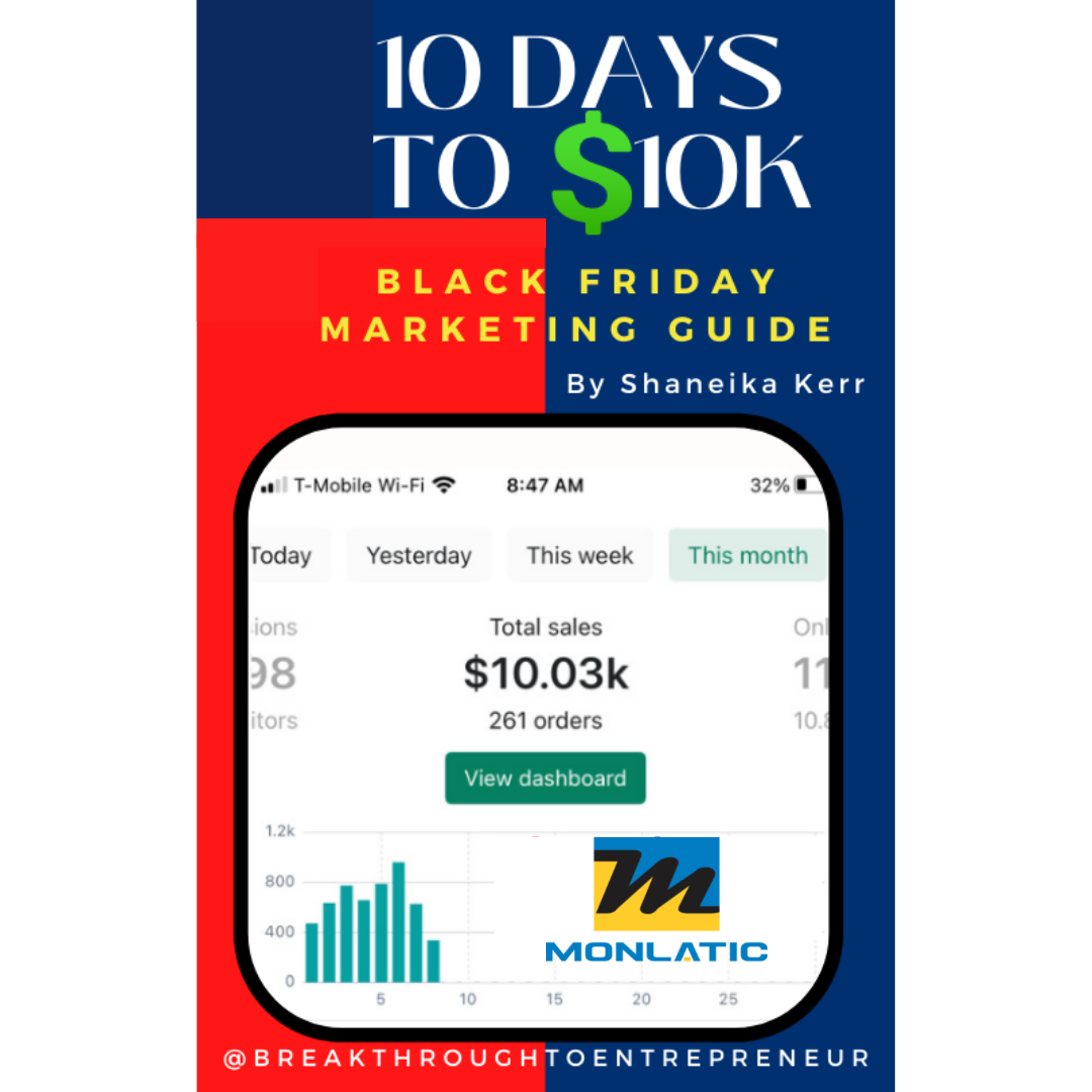 10 Days to 10K Black Friday Marketing Guide - MONLANE DIGITAL