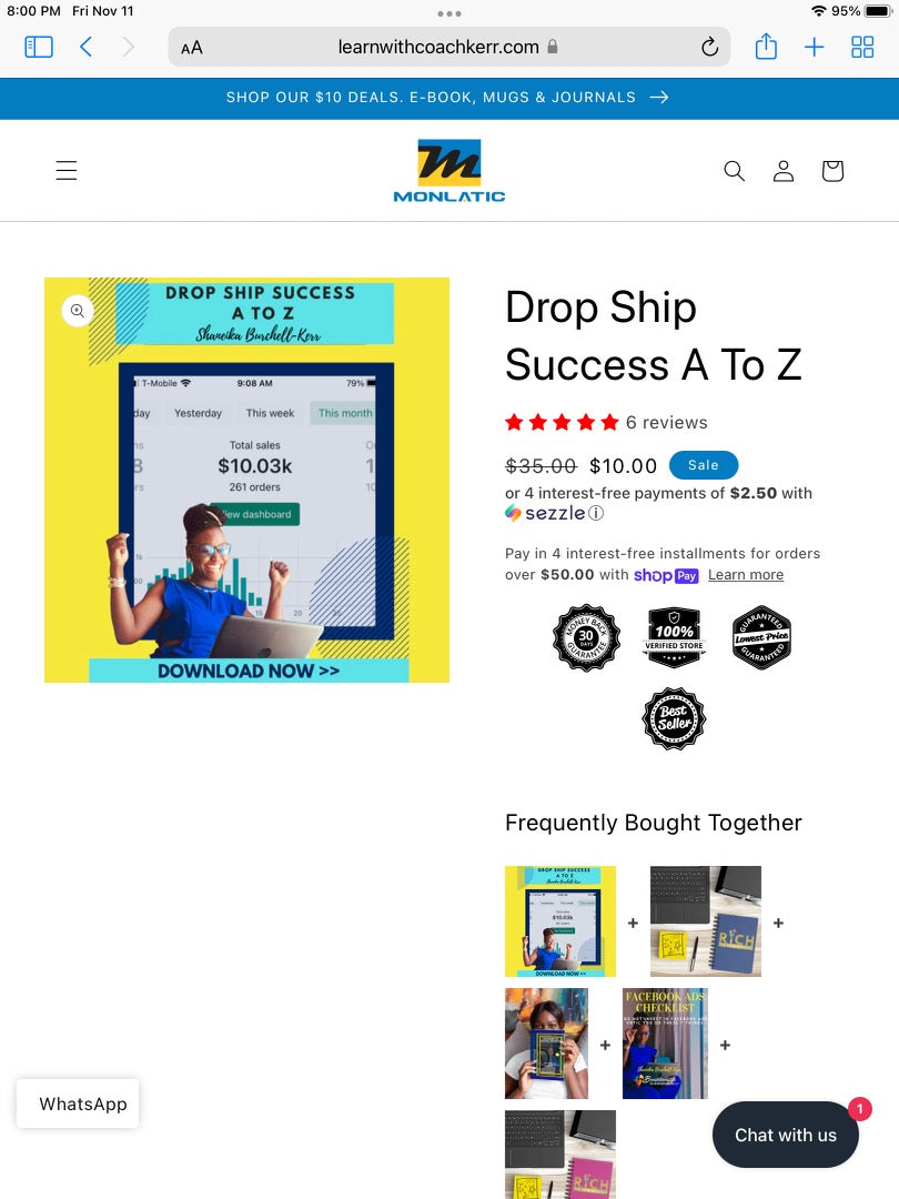 Drop Ship Success A To Z - MONLANE DIGITAL